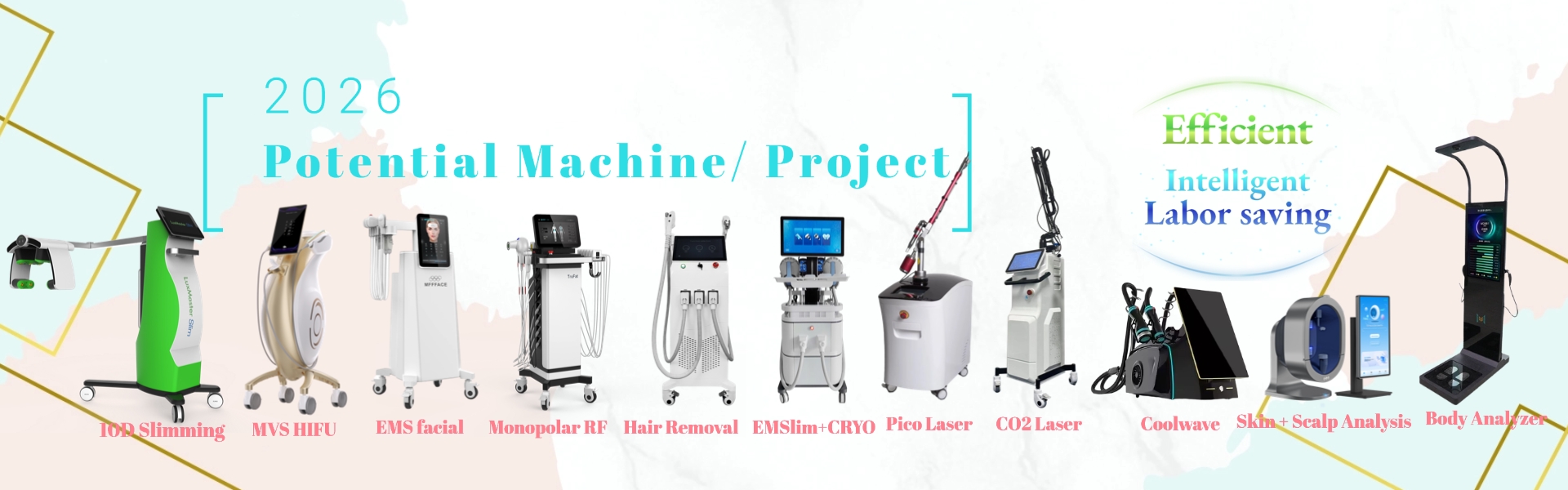 २०२६ नयाँ वर्ष तौल घटाउने फेस लिफ्टिङ कपाल हटाउने मेसिन leongbeauty कम्पनी